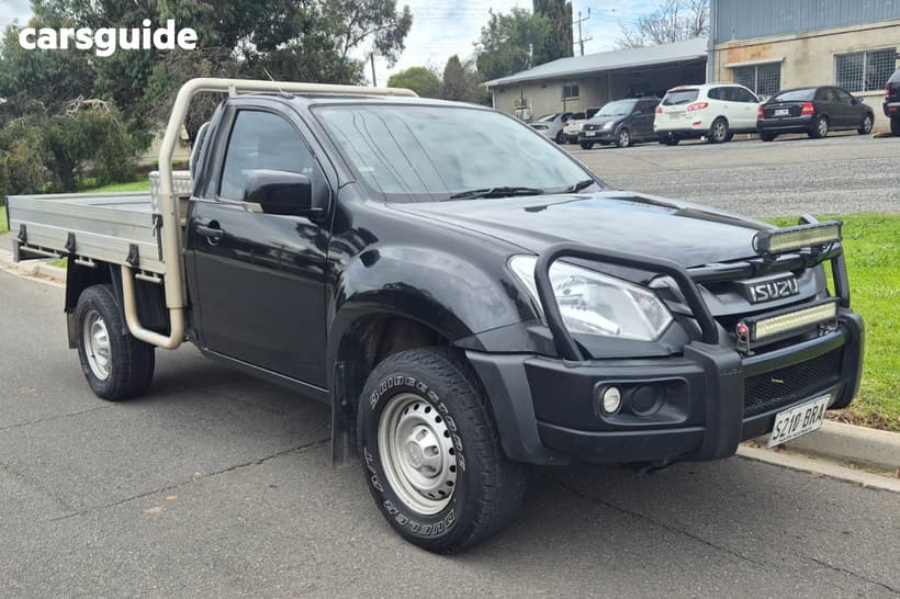 Black 2017 Isuzu D-MAX Cab Chassis Sx Hi-Ride (4X2)