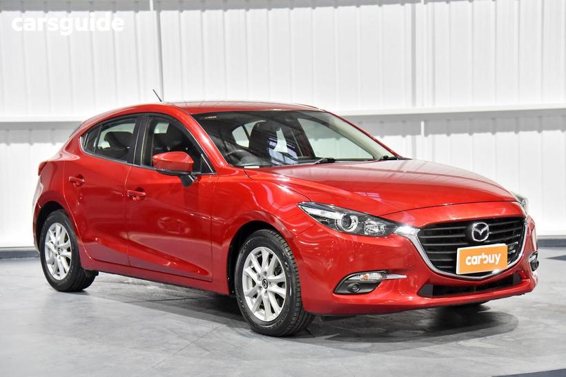 Red 2017 Mazda 3 Hatchback Touring