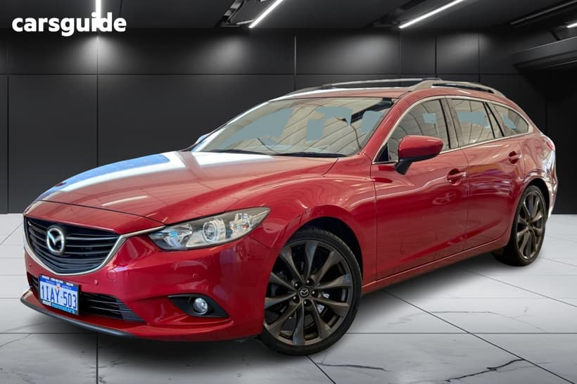 Red 2014 Mazda 6 Wagon Touring