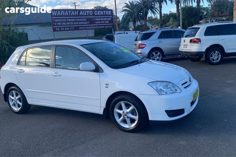 White 2006 Toyota Corolla Wagon Conquest