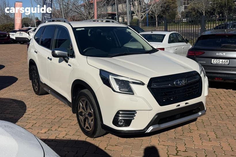 White 2021 Subaru Forester Wagon Hybrid L (Awd)