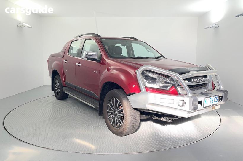 Red 2020 Isuzu D-MAX Crew Cab Utility Ls-T (4X4)