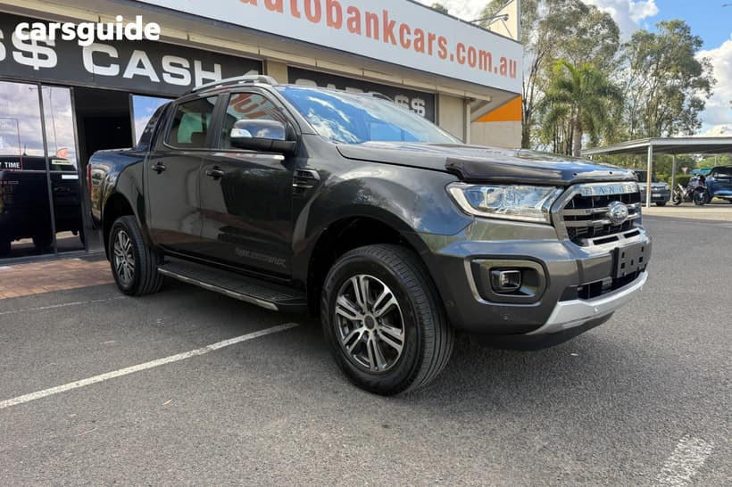 Grey 2022 Ford Ranger Double Cab Pick Up Wildtrak 2.0 (4X4)