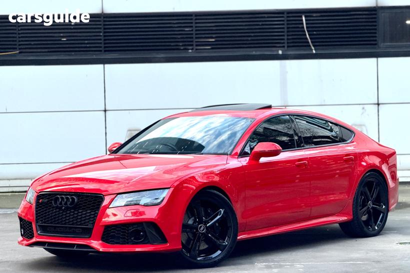 Red 2014 Audi RS7 Hatchback Sportback 4.0 Tfsi Quattro