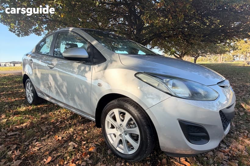 Silver 2010 Mazda 2 Sedan Maxx