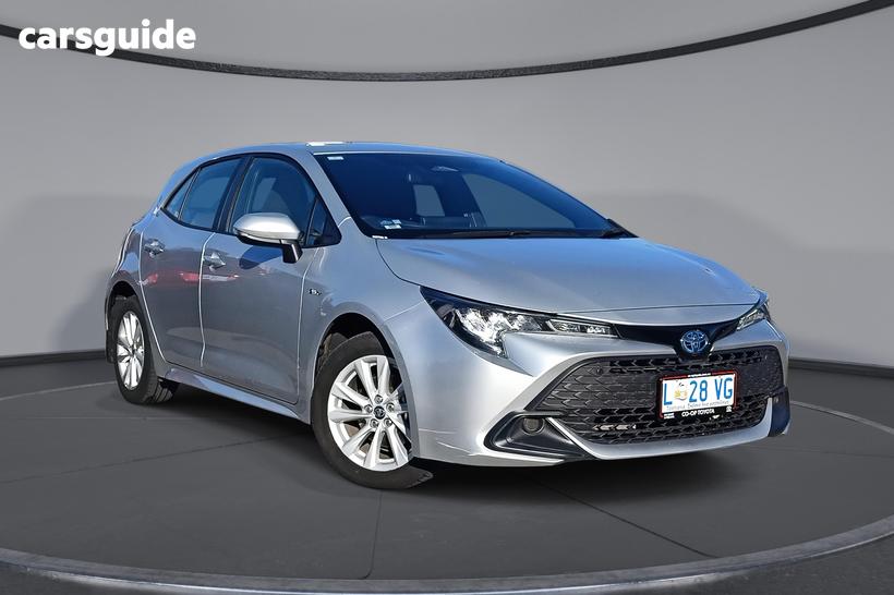 Silver 2024 Toyota Corolla Hatchback Ascent Sport Hybrid