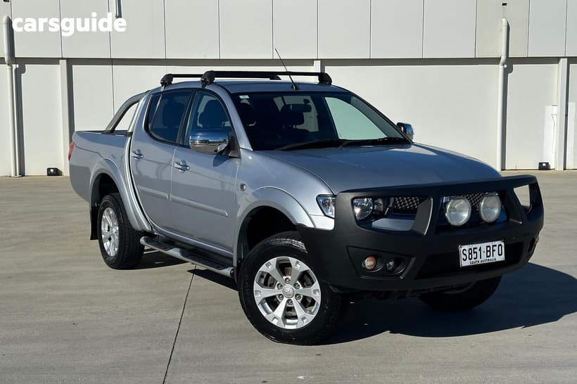 Silver 2015 Mitsubishi Triton Double Cab Utility Glx-R (4X4)