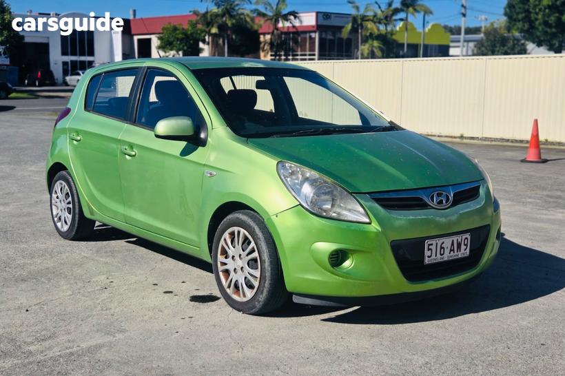 Green 2012 Hyundai I20 Hatchback Active