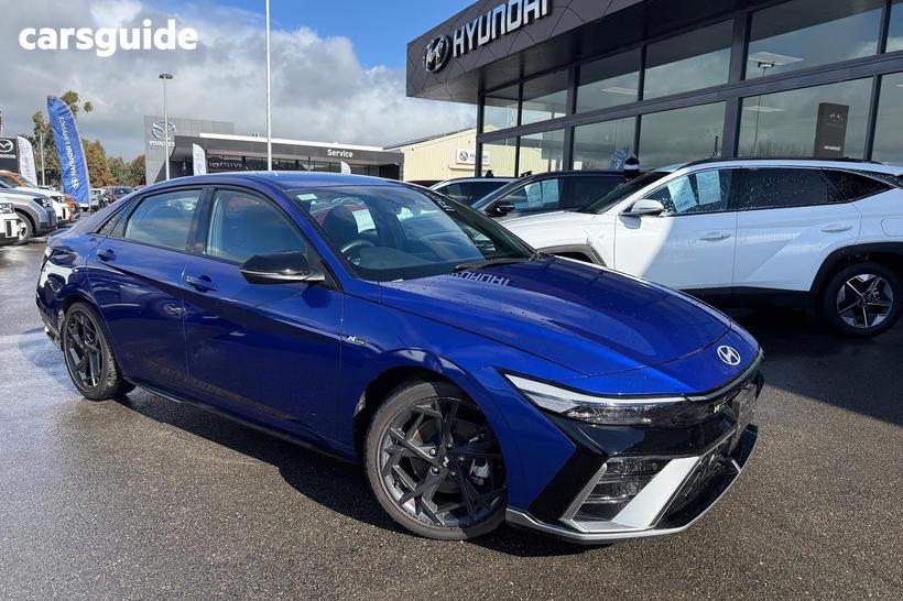 Blue 2024 Hyundai I30 Sedan N Line