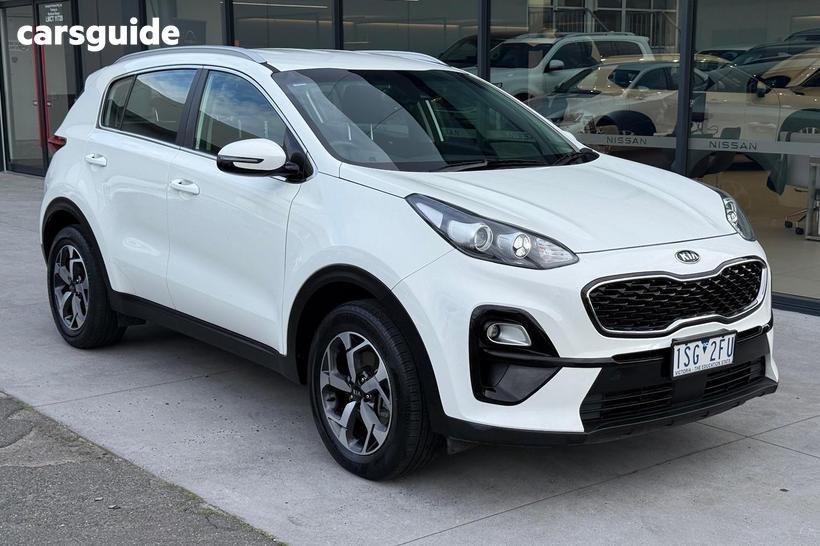 White 2020 Kia Sportage Wagon Sx+ (Fwd)