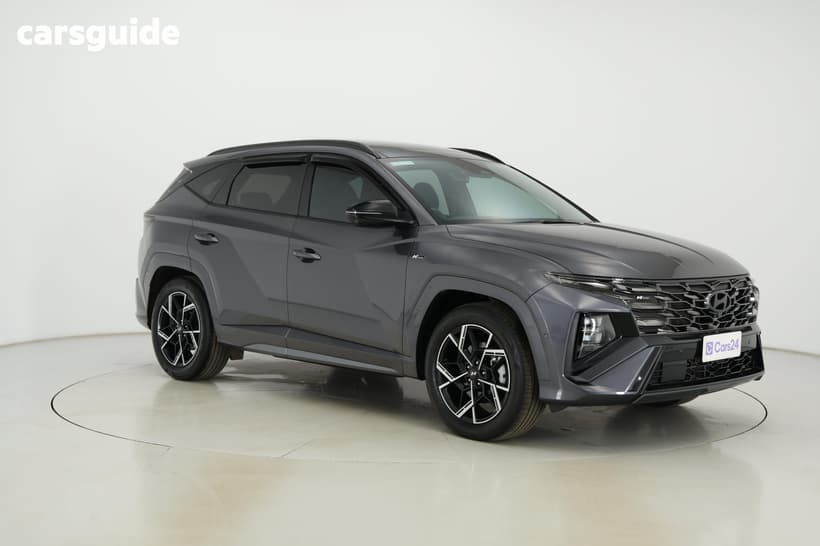 Grey 2025 Hyundai Tucson Wagon Premium N Line Hybrid (Awd)