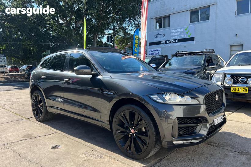 Grey 2016 Jaguar F-Pace Wagon 20D Prestige