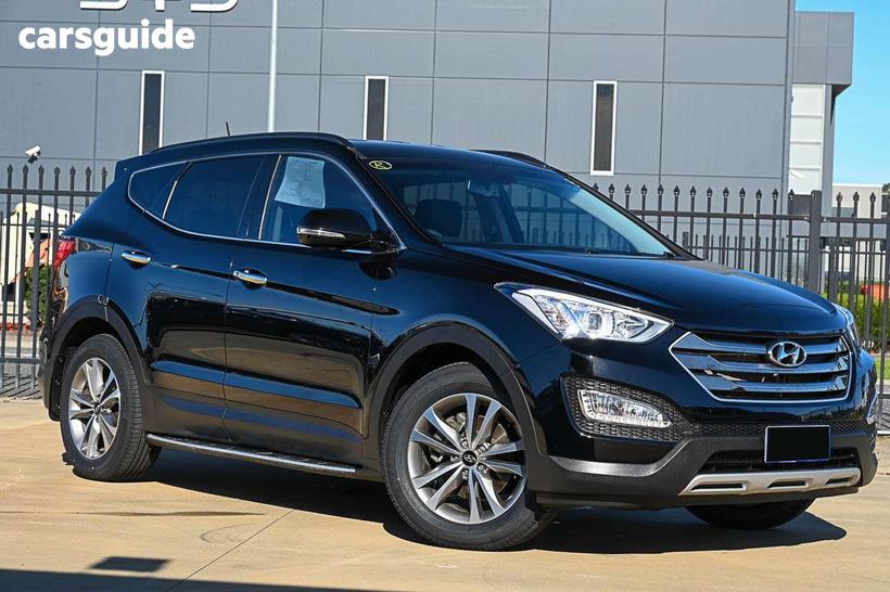 Black 2015 Hyundai Santa FE Wagon Elite Crdi (4X4)
