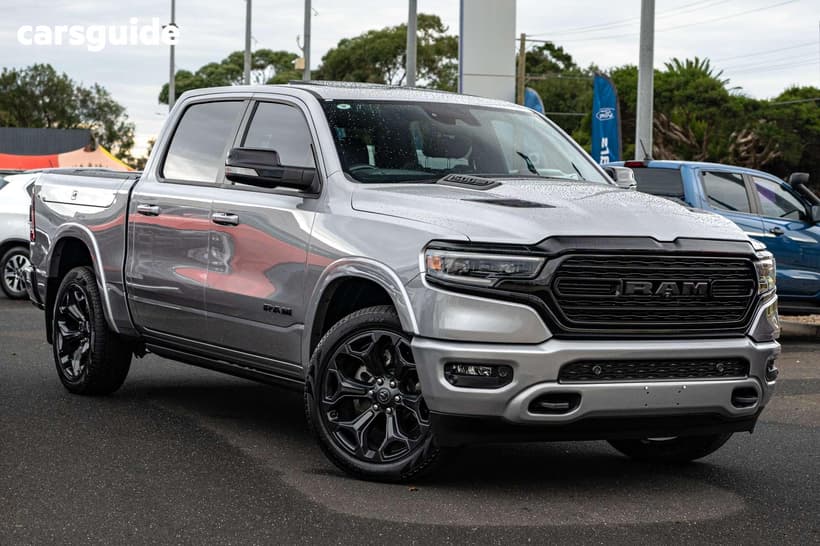 Silver 2022 RAM 1500 Crew Cab Utility Limited Rambox (Hybrid)