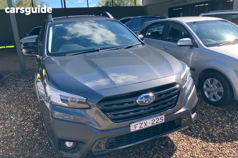 Grey 2022 Subaru Outback Wagon Awd Sport