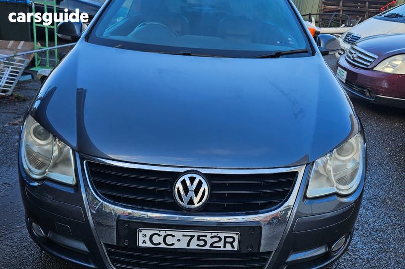 Grey 2008 Volkswagen EOS Convertible 2.0T Fsi