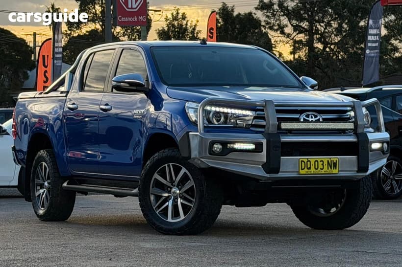 Blue 2016 Toyota Hilux Dual Cab Utility Sr5 (4X4)