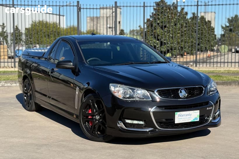 Black 2015 Holden UTE Utility Ss-V Redline