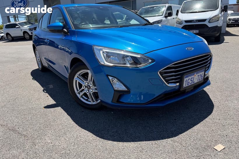 Blue 2018 Ford Focus Hatchback Trend