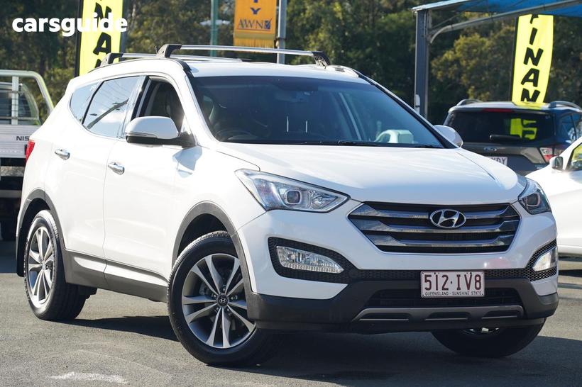 White 2014 Hyundai Santa FE Wagon Active Crdi (4X4)
