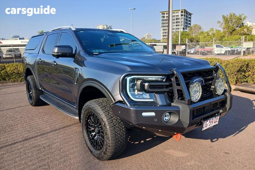 Grey 2023 Ford Ranger Double Cab Pick Up Wildtrak 3.0 (4X4)