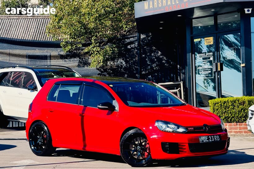 Red 2011 Volkswagen Golf Hatchback Gti