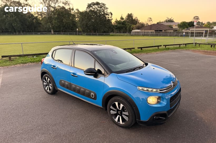 Blue 2020 Citroen C3 Hatchback Shine 1.2 Pure Tech 82