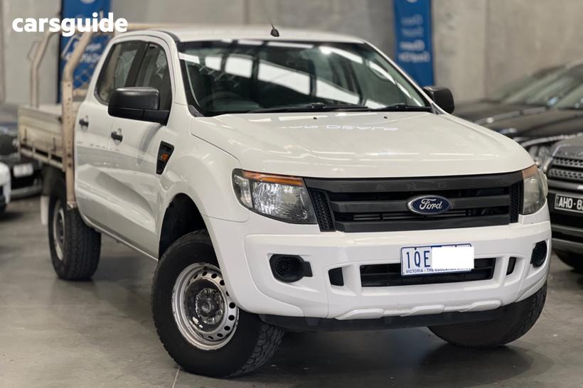 White 2014 Ford Ranger Crew Cab Chassis Xl 2.2 Hi-Rider (4X2)