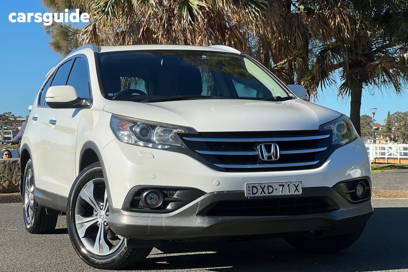 White 2013 Honda CR-V Wagon Vti-L (4X4)