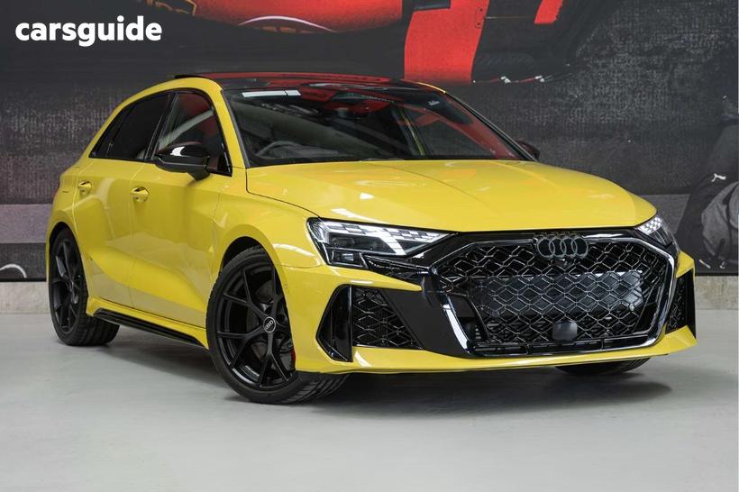 Yellow 2025 Audi RS 3 Sedan 2.5 Tfsi S Tronic