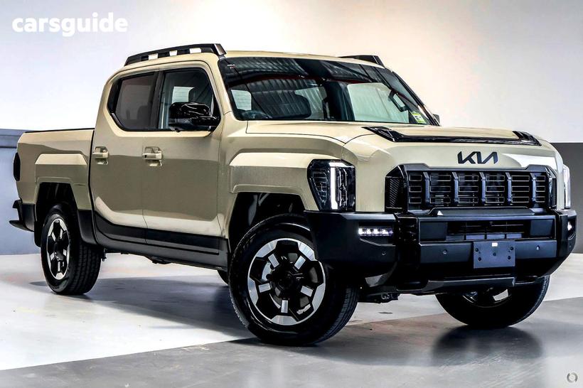 Beige 2026 Kia Tasman Double Cab Pick Up X-Pro (4X4) (0.9T) Blck Fender