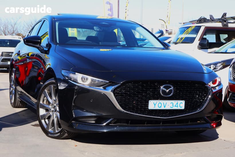 Black 2023 Mazda 3 Sedan G25 Astina