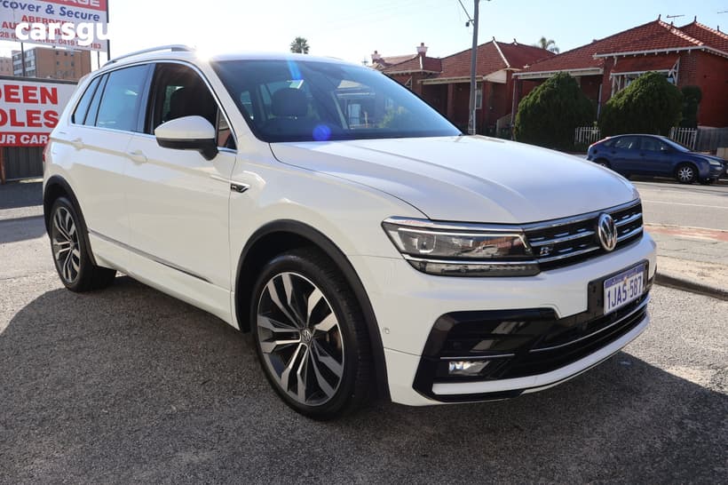 White 2018 Volkswagen Tiguan Wagon 162 Tsi Highline