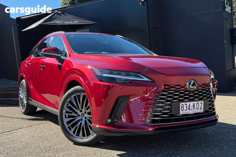 Red 2023 Lexus RX350H Wagon Sports Luxury Awd Hybrid