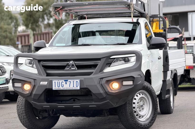 White 2021 Mitsubishi Triton Cab Chassis Glx (4X2)
