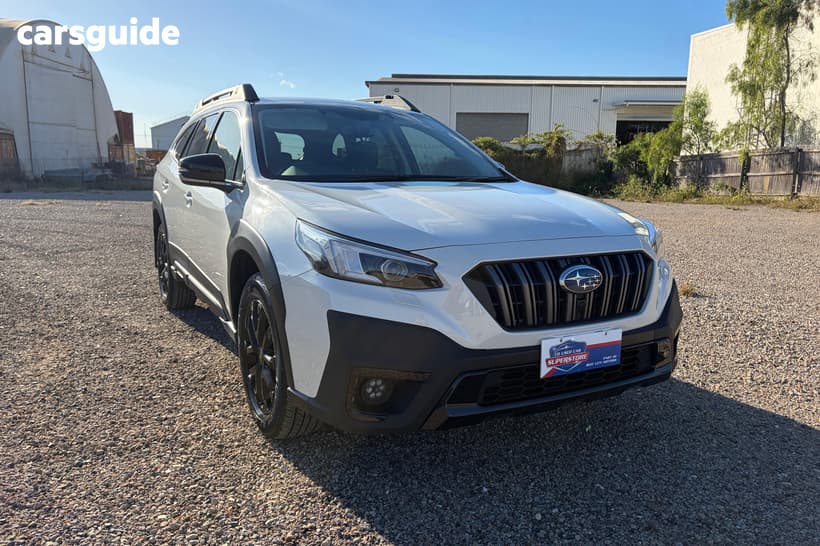 White 2022 Subaru Outback Wagon Awd Sport Xt