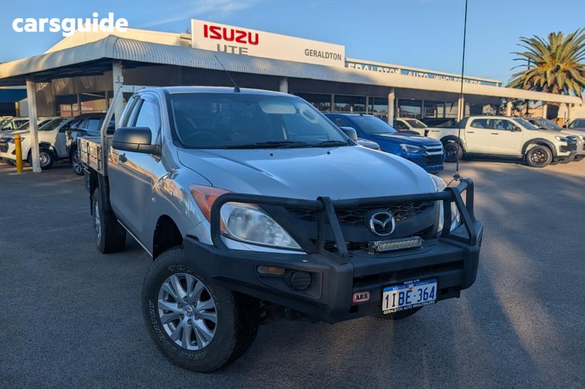 Black 2015 Mazda BT-50 Freestyle Cab Chassis Xt (4X4)