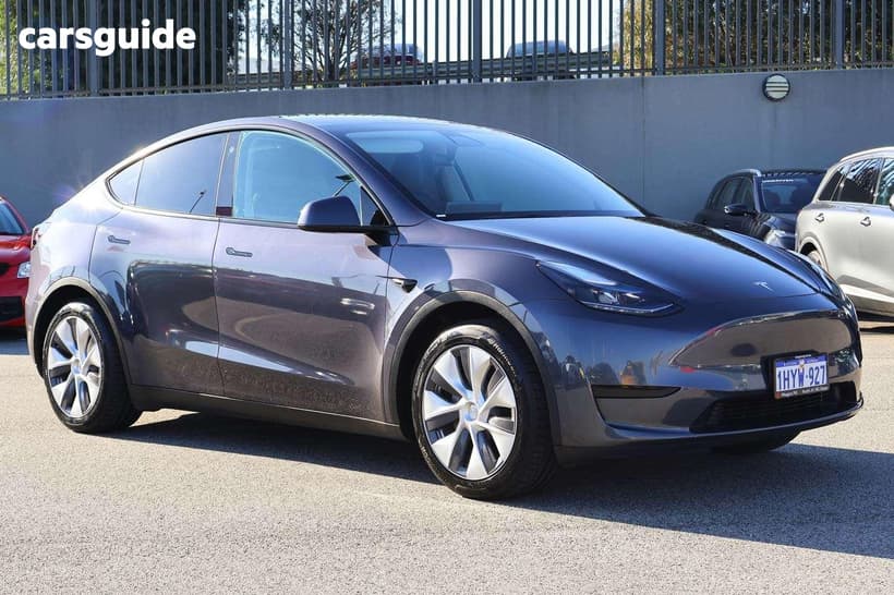 Grey 2023 Tesla Model Y Wagon Rear-Wheel Drive