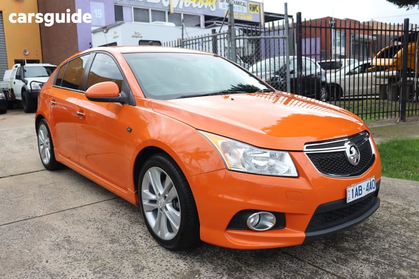 Orange 2013 Holden Cruze Hatchback Sri V