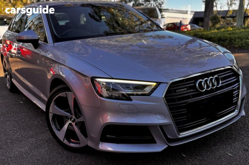 Silver 2017 Audi A3 Hatchback 2.0 Tfsi Quattro Sport