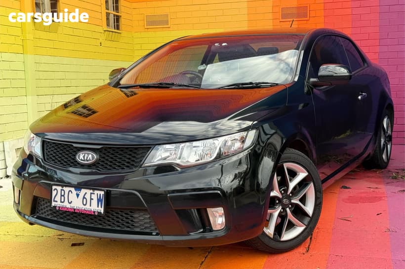 Black 2013 Kia Cerato Coupe Koup Sls