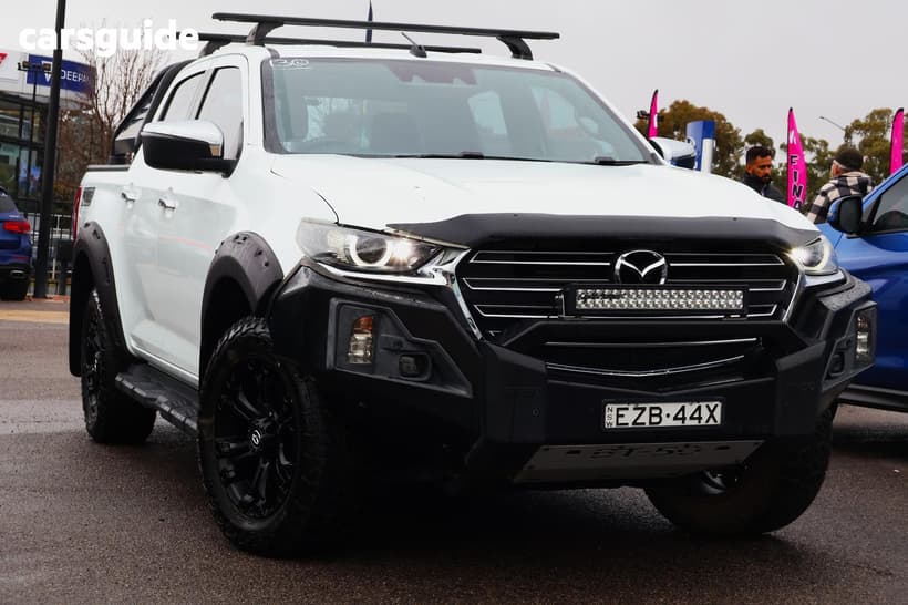 White 2023 Mazda BT-50 Dual Cab Pick-up Thunder (4X4)