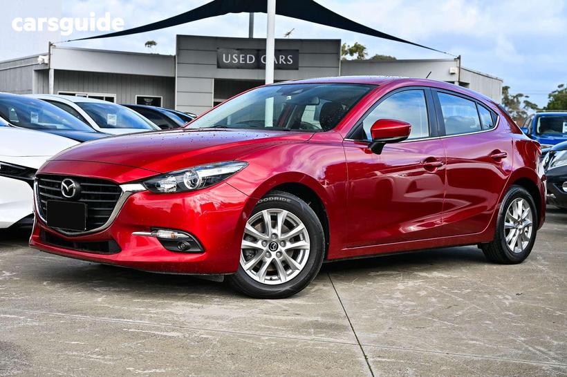 Red 2018 Mazda 3 Hatchback Maxx Sport
