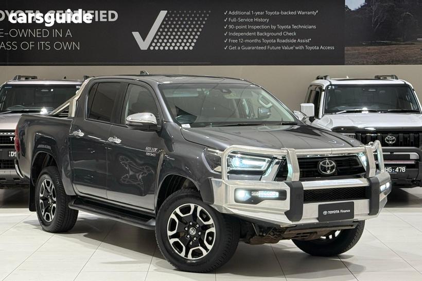 Silver 2022 Toyota Hilux Ute Tray SR5
