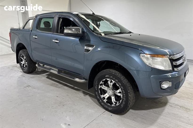 Blue 2014 Ford Ranger Dual Cab Utility Xl 3.2 (4X4)