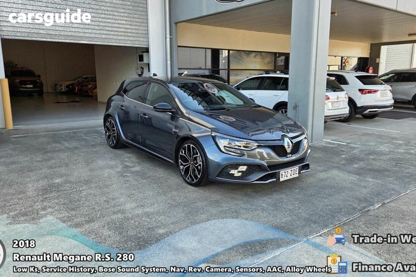 Grey 2018 Renault Megane Hatchback Rs 280