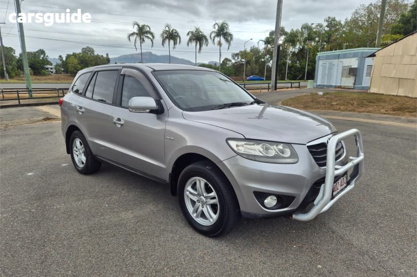 Silver 2010 Hyundai Santa FE Wagon Slx Crdi (4X4)