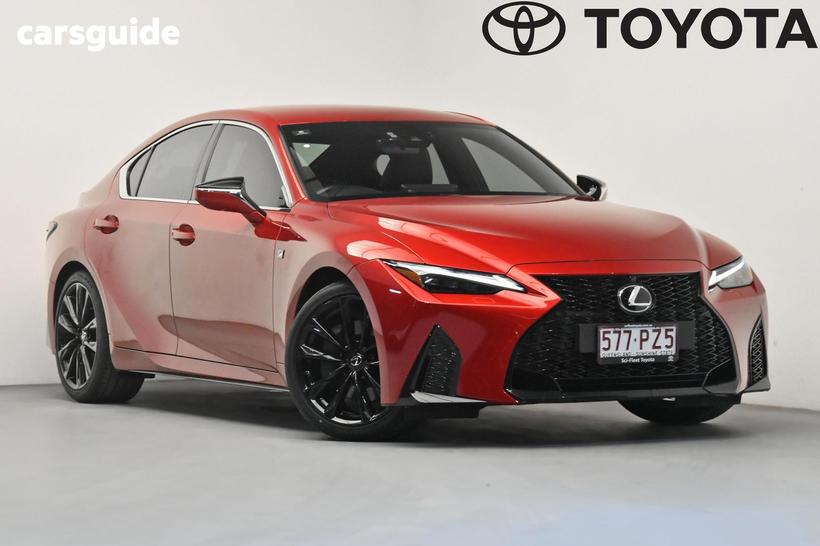 Red 2021 Lexus IS300 Sedan F Sport