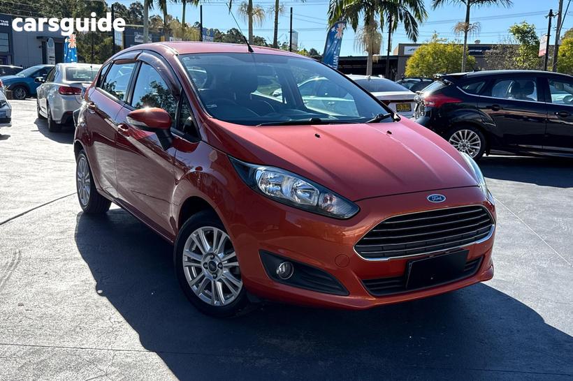 Orange 2015 Ford Fiesta Hatchback Trend