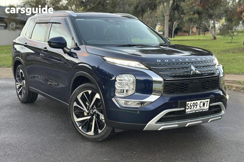 Blue 2023 Mitsubishi Outlander Wagon Aspire 7 Seat (2Wd)